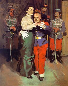 Andre Derain : Ball of soldiers in Suresnes